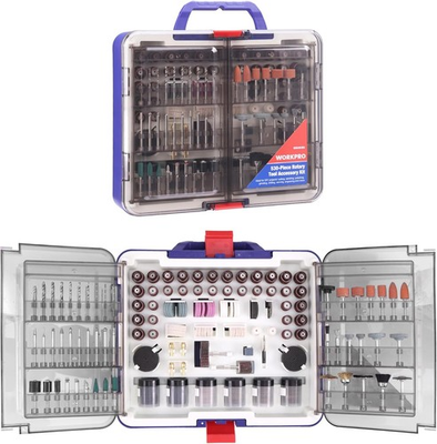 #ad WORKPRO 530PCS Dremel Rotary Tool Accessories Kit Grinding Sanding Polishing Set $26.99