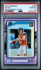 2024 Panini Donruss Bo Nix #369 Optic Preview Pink Rated Rookie PSA 10 GEM MINT