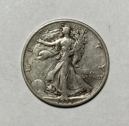 1933-S Walking Liberty Half Dollar Nice Original VF++