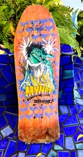 Zorlac Skates Vintage 1989 Donnie Myhre III Pushead Graphic