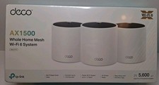 NIP TP-Link Deco X15 Dual-Band AX1500 WiFi 6 Mesh Wi-Fi System 3-Pack Sealed New