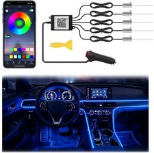 Interior Car Led Lights Wireless App Control 5 In 1 Rgb Ambient Lighting Kit Interior Car Led Lights Wireless App Control 5 In 1 Rgb Ambient Lighting Kit
