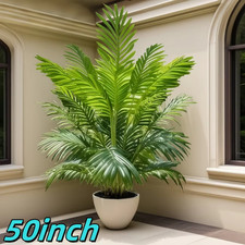 50 Inch Giant Artificial Palm Tree Plant Indoor Outdoor Green Home Decor NO POT