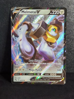Pokémon TCG Melmetal V Pokemon Go 047/078 Holo Rare MINT 