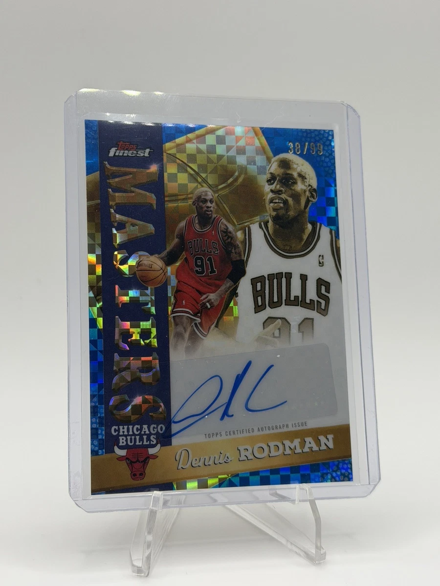 Topps Dennis Rodman Basketball Serial Numbered Sports Trading
