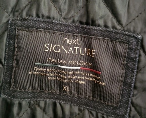 Next Signature Mens XL Italian Moleskin Coat - Picture 4 of 9