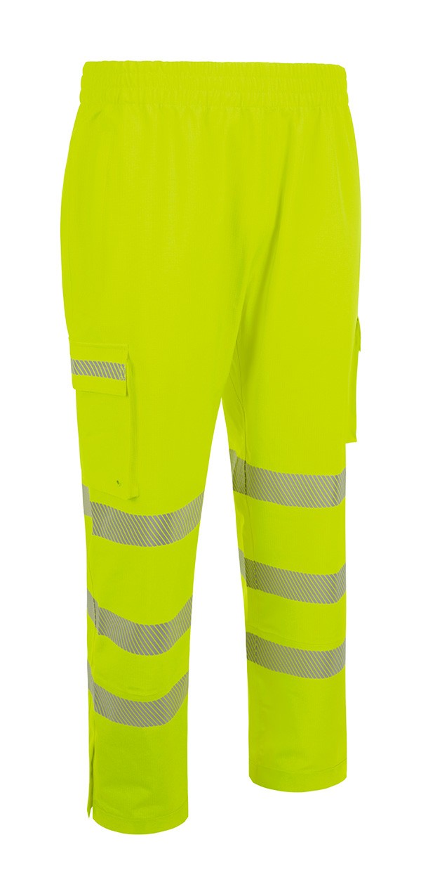 Beeswift Stormwear Mens Hi-Vis Overtrouser Saturn Yellow Size 2XL