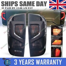 REAR LED TAIL LIGHTS REAR BLACK SMOKED LIGHT FOR NISSAN NAVARA D23 NP300 2015+