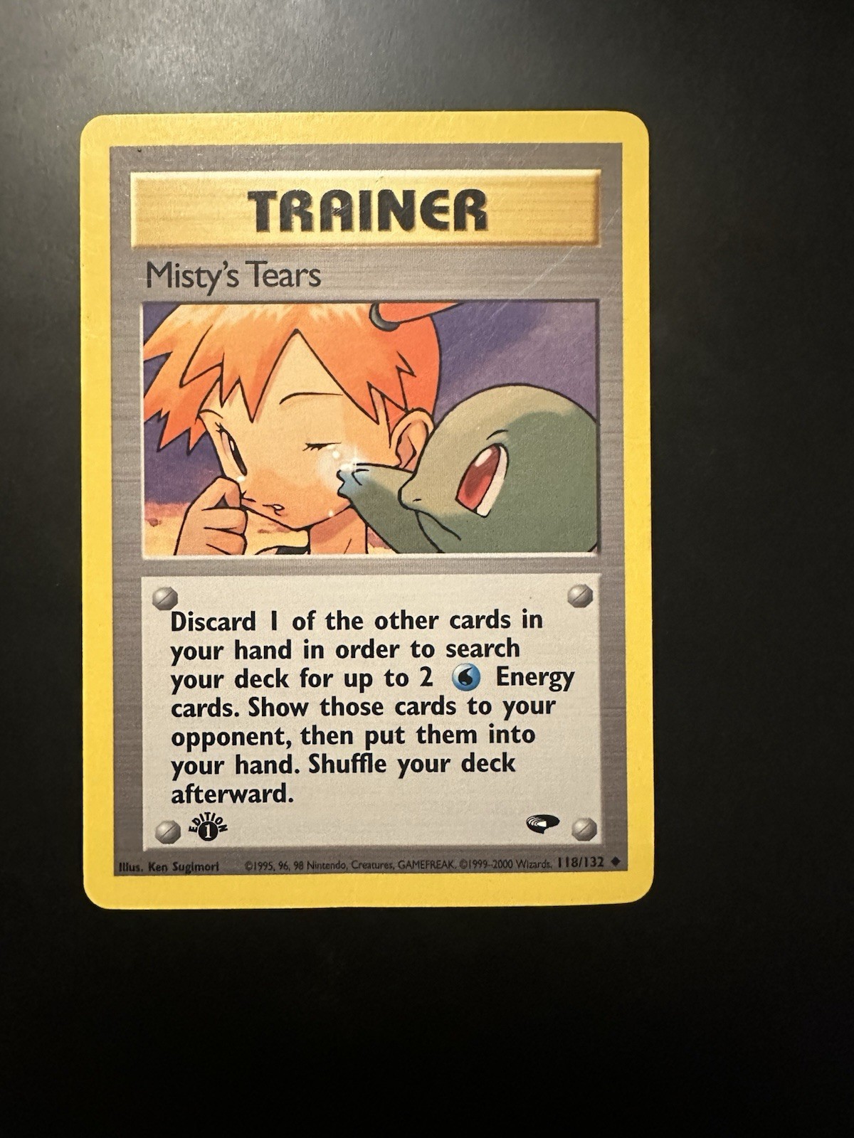 Misty's Tears #118/132 Gym Challenge 1st Edition 2000 Pokemon
