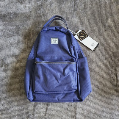 Herschel Supply Nova Full Size Backpack, Skipper Blue, NWT, Front & Side Pockets