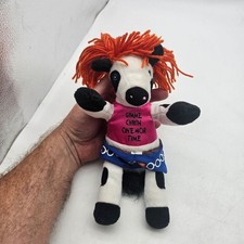2007 Chick-fil-A Cow Plush Gimme Chikin One Mor Time Rock Star 9" RARE