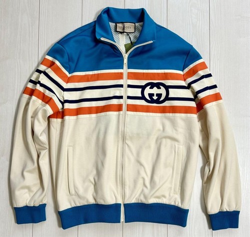 Gucci Track Jacket Jersey S M Size Outerwear Sweatshirt - Picture 3 of 7