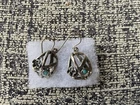 Vintage Israel Silver Earrings 925