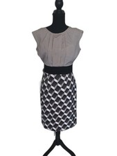 AB Studio Gray Taupe Dress