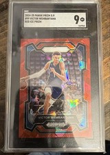 2024-25 Panini Prizm Draft Picks - Victor Wembanyama #99 Red Ice Prizm
