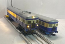 Kleinbahn H0 5046 Triebwagen 6 LED Weiß + Innenbeleuchtung + Anhänger