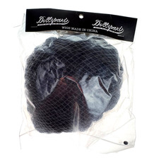Dollspart Black 100 Synthetic Fiber Doll Hair Wig 12 01045 Very Curly Vintage