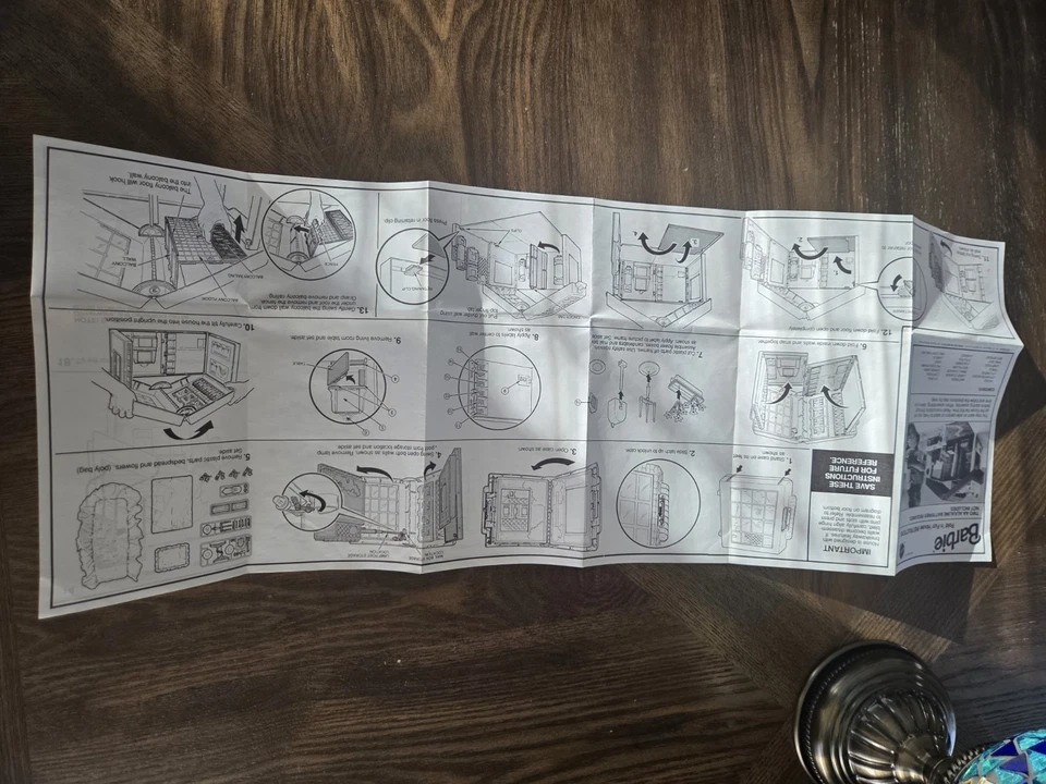 Barbie Mattel Dream House solo direcciones Foto 2 de 4