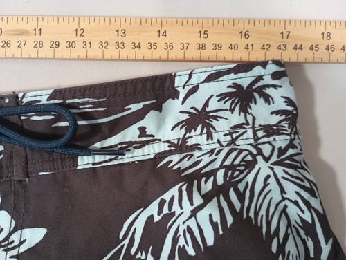 Nautica Men Large Swim Trunks Shorts Tropical Lined Pockets Drawstring FAST Ship - Picture 9 of 18