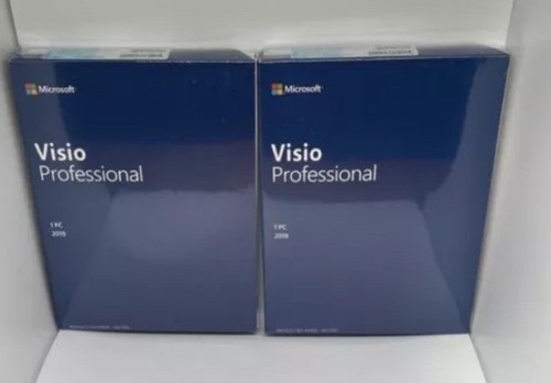 Microsoft Visio Pro 2019 Retail Box Brand New SEALED - 第 1/6 張圖片