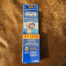 Oral B Precision Clean 5 Pack Replacement Brush Heads Powered By Braun New