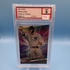 Topps 2024 Series 1 Aaron Judge Stars MLB SMLB-13 Yankees Iconic Mint 9