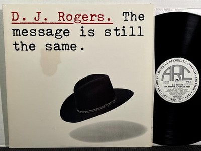 D.J. ROGERS The Message Is Still The Same LP ARC STEREO DJ PROMO 1980 Soul Funk