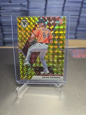 2021 Mosaic Dean Kramer yellow reactive rookie