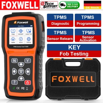 FOXWELL T1000 OBD2 KFZ RDKS Anlerngerät TPMS Programmiergerät Diagnose Scanner
