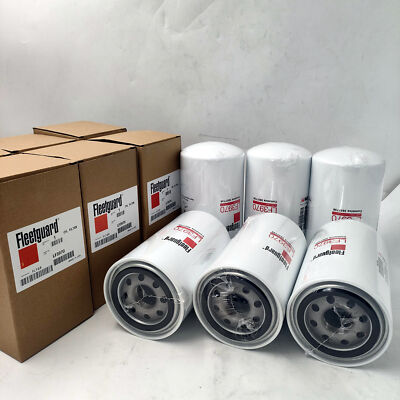 Set of 6pcs Fleetguard LF3970 Oil Filter Fits Cummins Ford Freightliner Kenworth