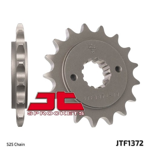 Piñones JT - JTF1372.17 - piñón delantero de acero, 17T - Imagen 2 de 4