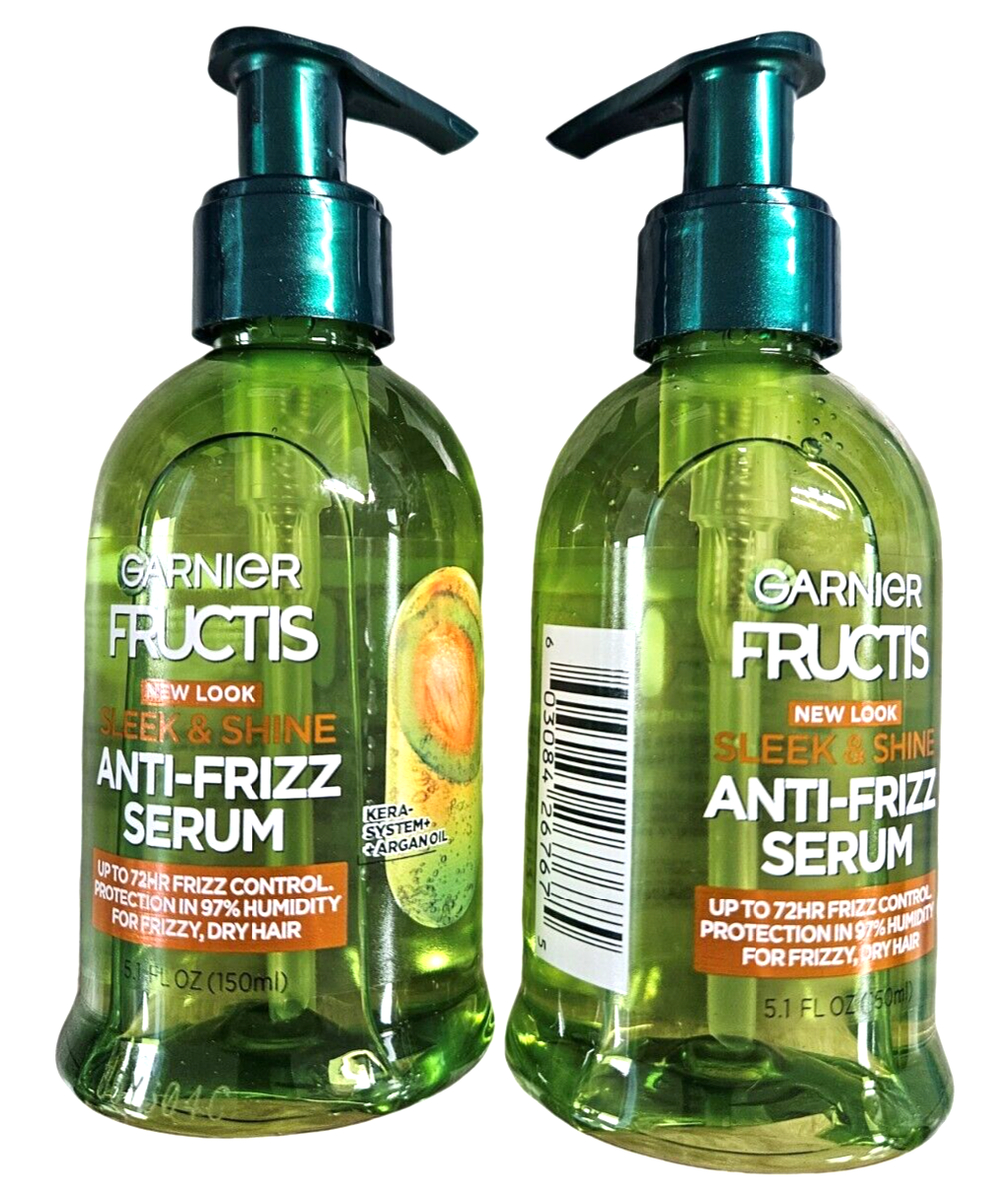 Fructis Anti-Frizz Serum Sleek and Shine - 5.1 oz ( 2 pack