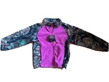 Trail Crest Women’s Zip Fleece Jacket Pink/green Camo Small New With Tags A8