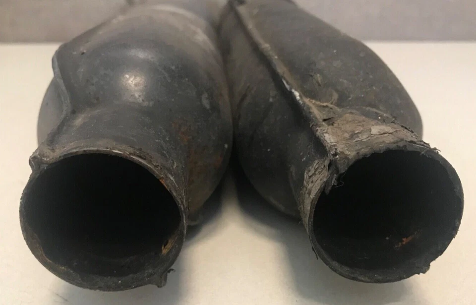 Silenciadores cola de pez vintage originales BMW K750, M1, M72, R71, R12, CJ Foto 2 de 4