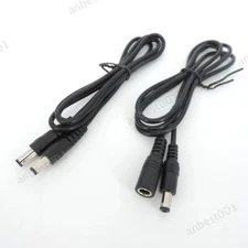 1m DC male to male to female Cord Wire Power supply connector Cable 5a 3a