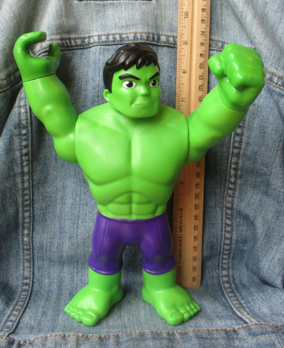 Figura de acción Marvel Spidey And His Amazing Friends 4" The Hulk Hasbro 2021 THK9 - Imagen 2 de 3