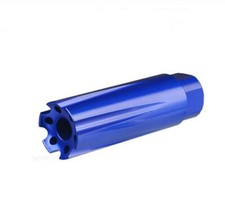 Low Concussion Muzzle Brake Compensator 5/8x24 TPI Blue Color For 6.5 Creedmoor