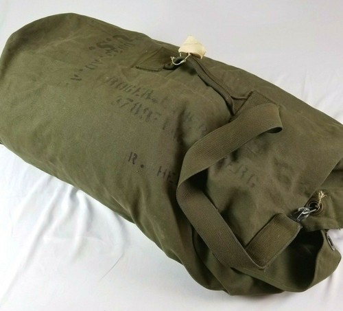 Canvas Army Green Carryall Sack 38 inch 
