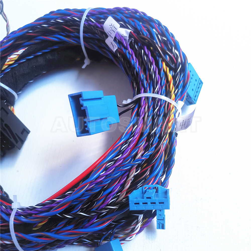 Retrofit Stereo Speaker Amplifier Wiring Harness Kit For BMW Audio