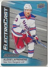 2023 2023-24 Upper Deck Engrained ElectroCast #EC16 Alexis Lafreniere NY Rangers