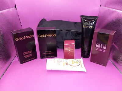 GOLD MEDAL & Grand Cologne,Conditioner, Shaving Cream & 2 more Men'sTravel kit