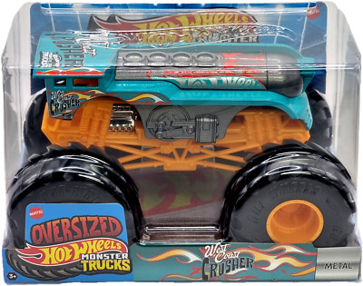 Mattel Hot Wheels Großes Auto / cars 1:24 Monster Trucks  West Coast Crusher