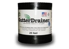 Gutter Drainer 25 Feet | Gutter Guards | Leaf Filter Protection | Black | Hansen