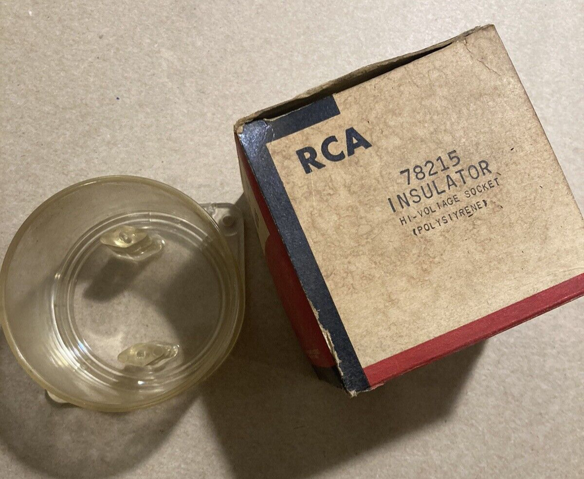 VINTAGE RCA TV 78215 Hi-voltage tube insulator for RCA CTC15 CHASSIS  TELEVSION