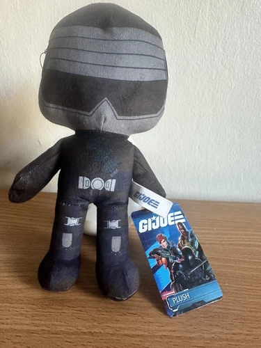 G I Joe Snake Eyes Official Plush Figure Stuffed Doll Toy 9" Hasbro GI NWT