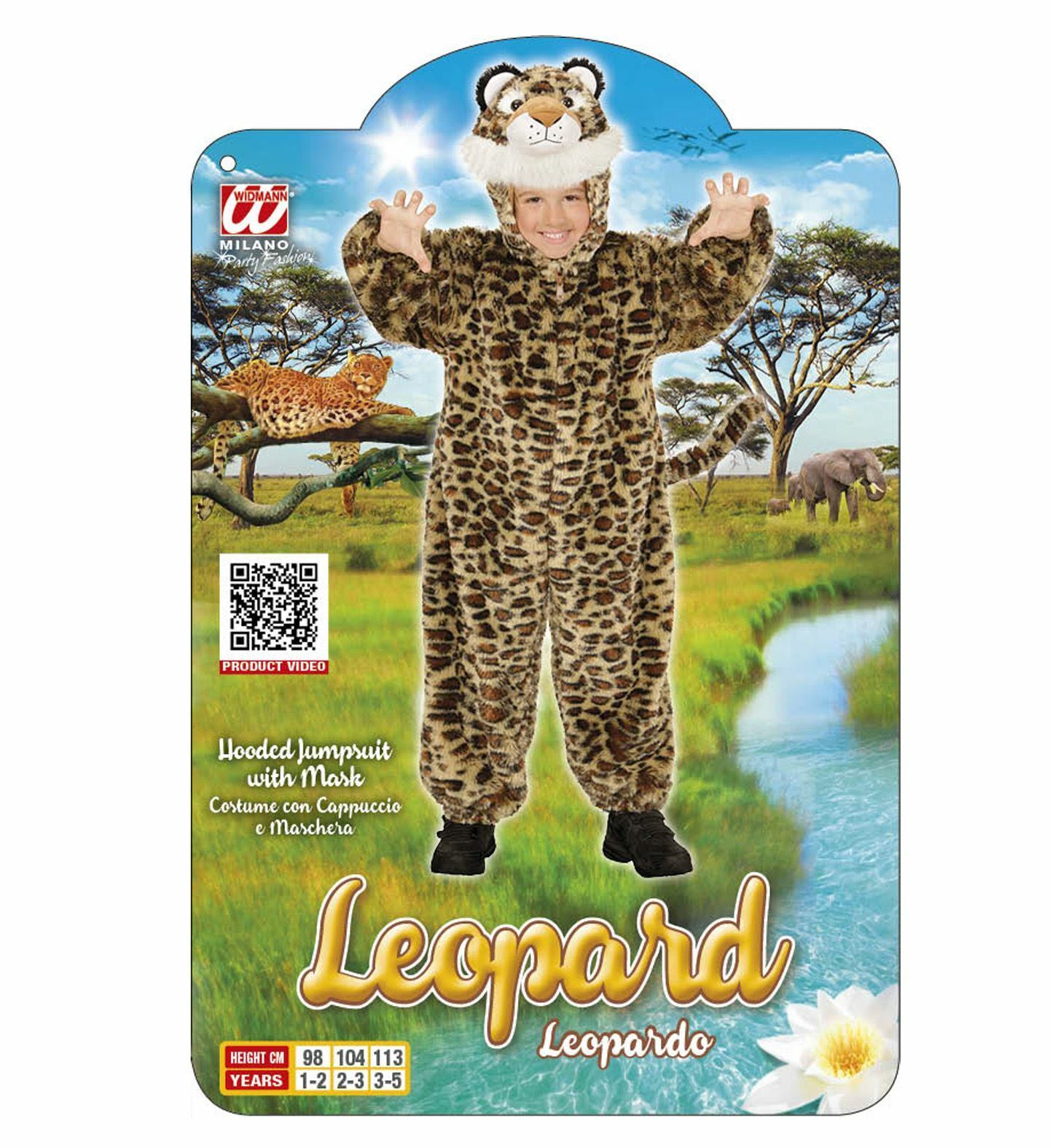 Leoparden Kinder Plüschkostüm Karneval Kleinkinder Jungen Mädchen Tiger Kostüm