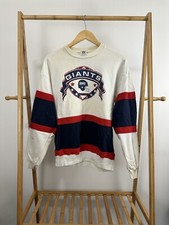 VTG 80s New York Giants NFL Football Crewneck Color Block Boxy Sweatshirt L