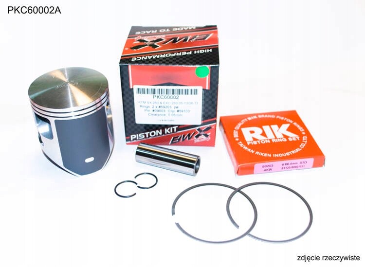 Piston KTM EXC 250 pour la réfection moteur thermique avant une saison d'enduro exigeante