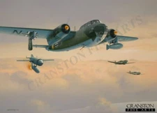 aviation art post card German  Dornier Do.217  Henschel Hs.293 guided bomb