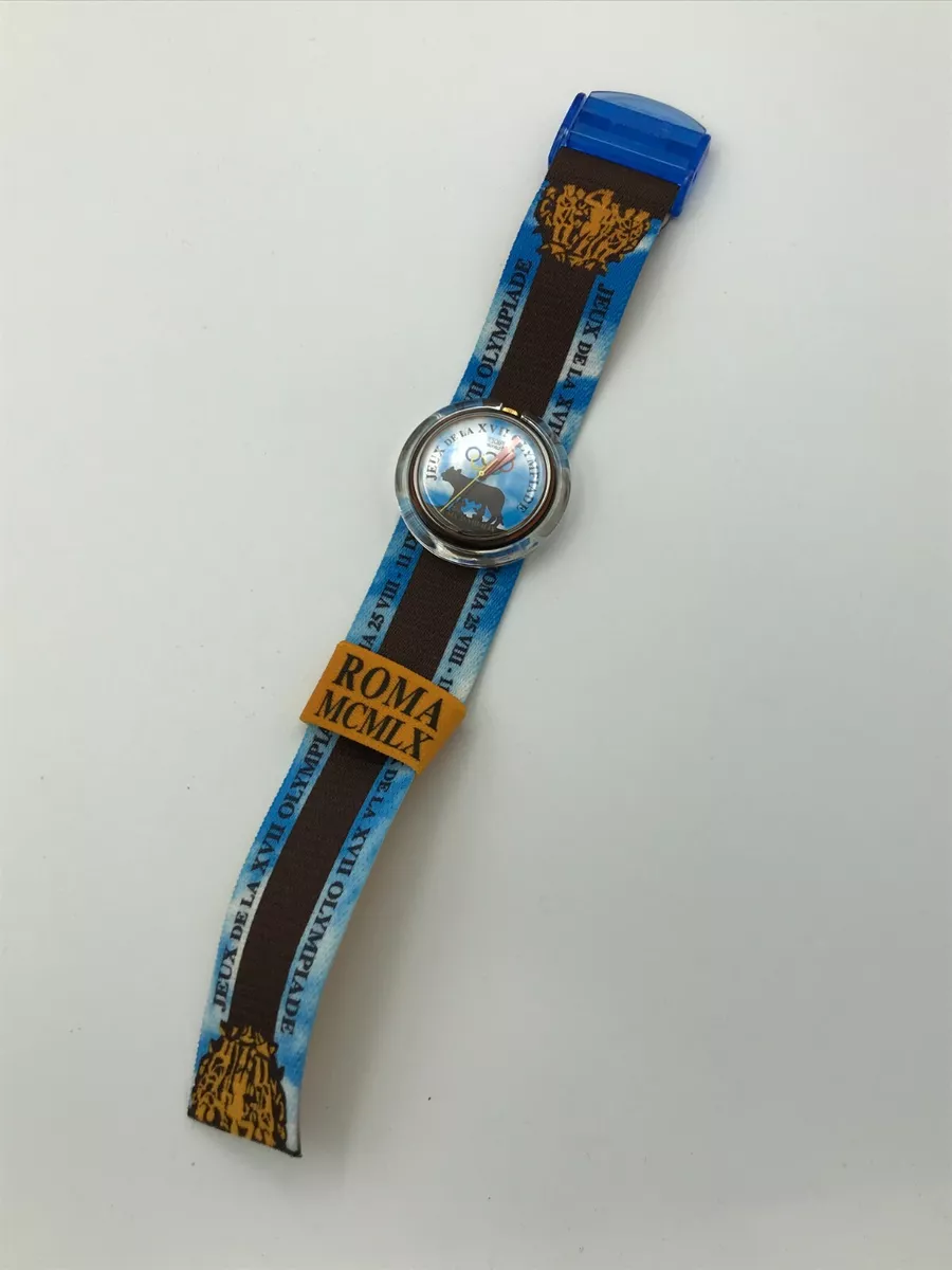 Wristwatch SWATCH Midi Pop ROMA 1960 PMZ101 NEW NOS Olympic